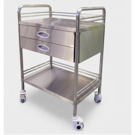 Instruments Double Drawer Trolley